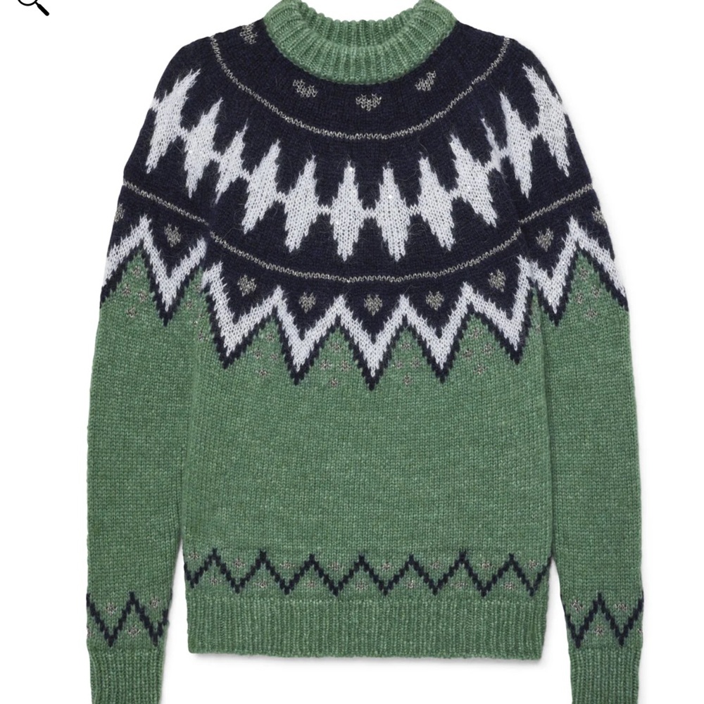 Le Lion Fair Isle Sweater Size S